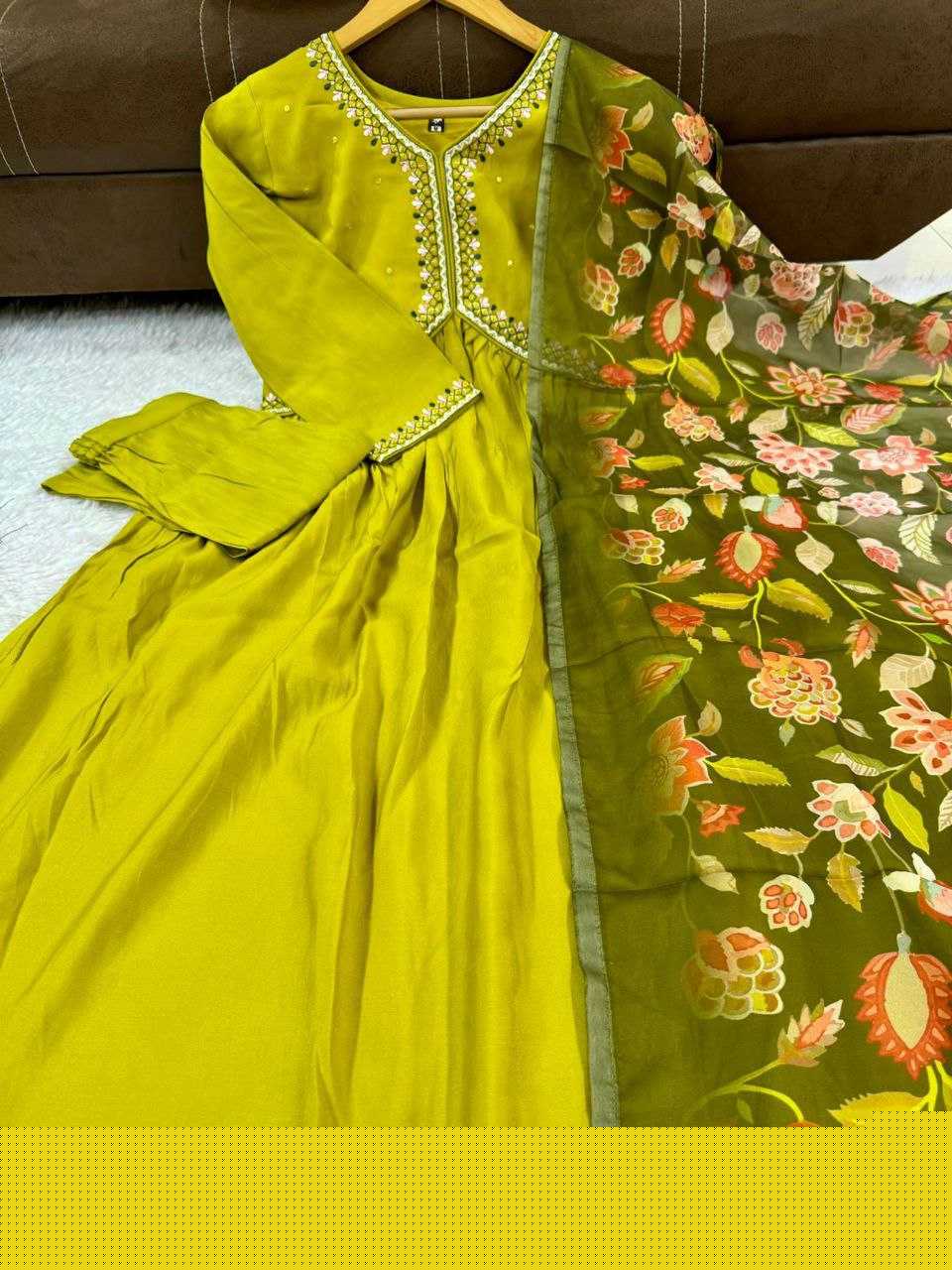 Viscose Chanderi Kurti - MYLUXURY LANE ENTERPRISE